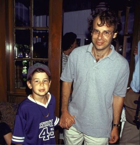 Mitchell Moranis with his father, Rick Moranis